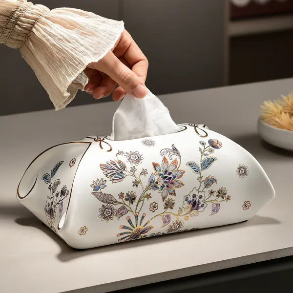 Retro Ceramic Tissue Box