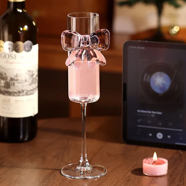 Butterfly crystal champagne glass 1 piece