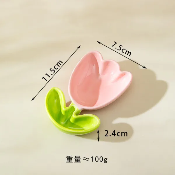 Tulip scented dish-pink