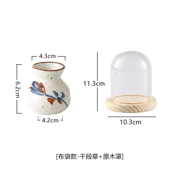 Lanyun toothpick tube-original wood base