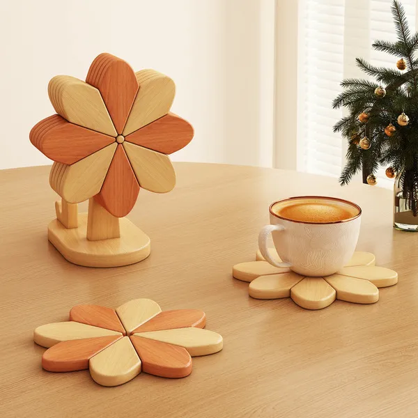 Stand type insulation pad - 5 pieces in color matching dual use/mobile phone holder