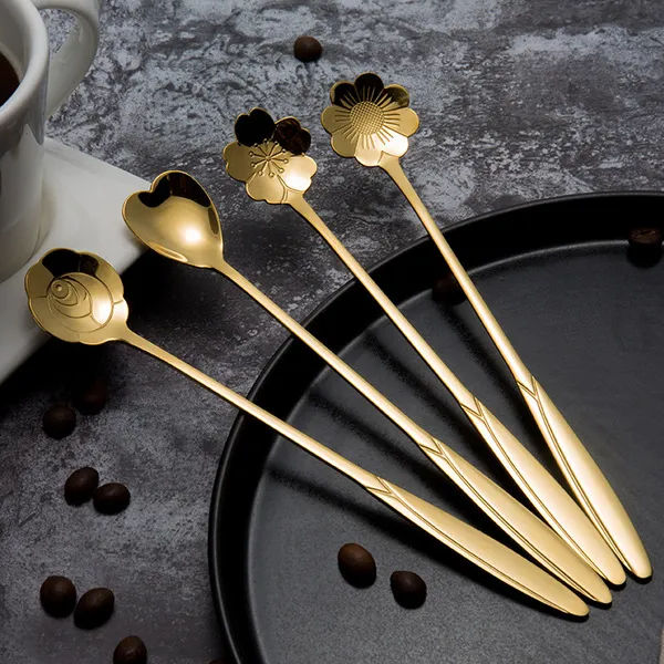 Long Handle-Gold 4 Pack