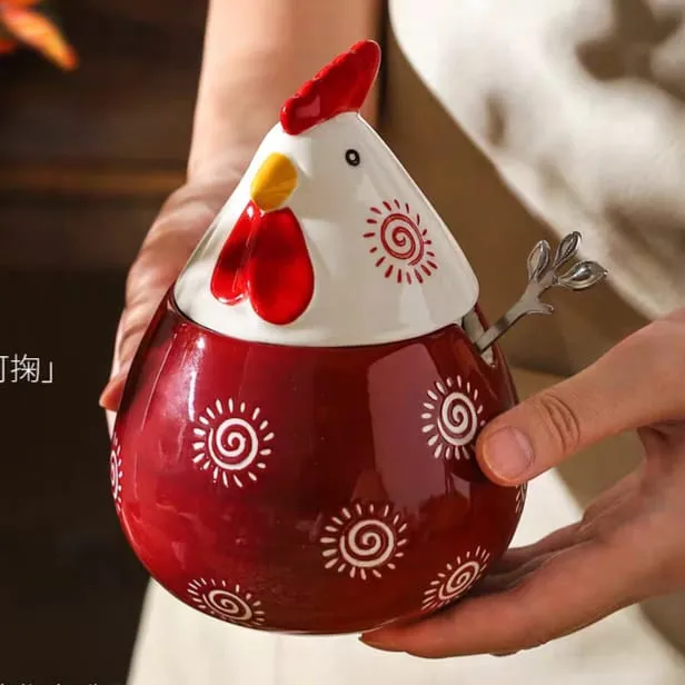 Murgi design jar