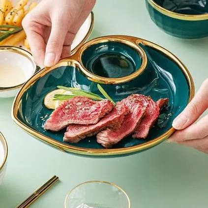 Ceramic Dumpling Plate ins Style Sushi Plate