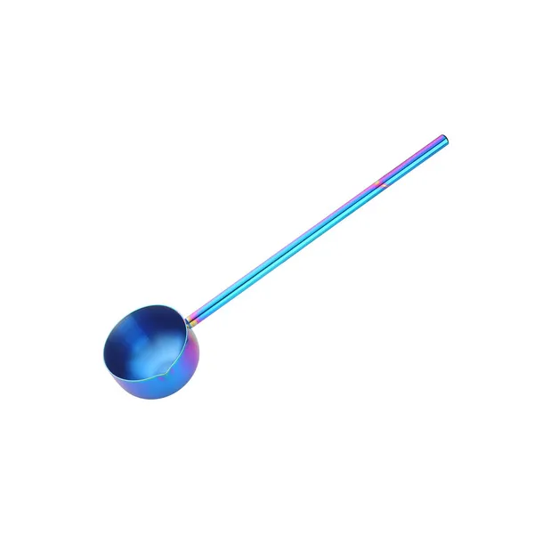 (A433)304 Long Handle Hot Oil Spoon [Magic Color]]