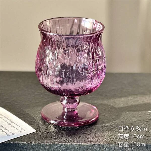 Bark pattern-purple waist cup (150ml)