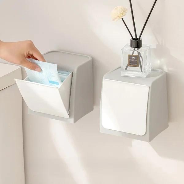 Wall-mounted Sanitary Napkin Storage Box