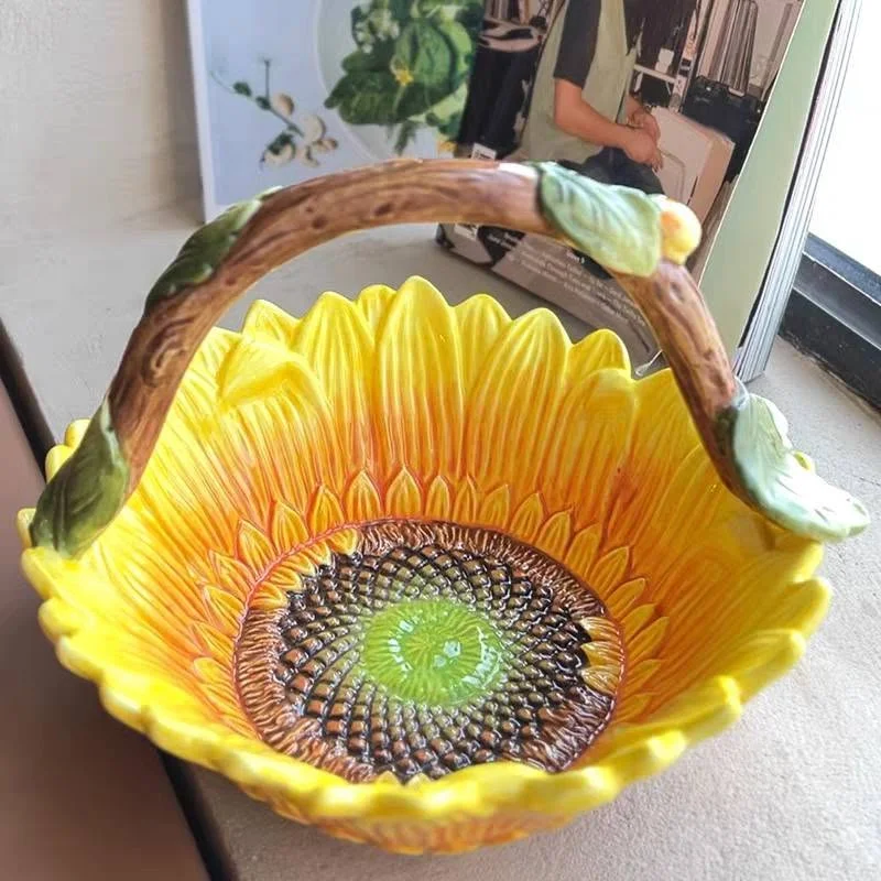Sunflower basket
