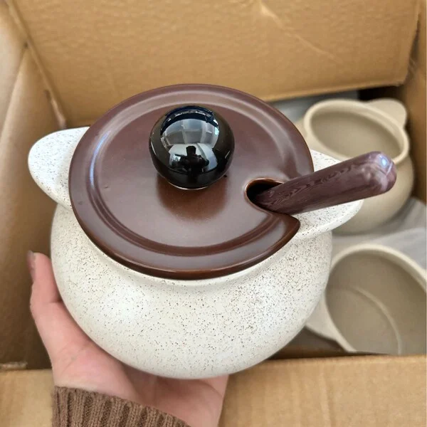 Large Capacity Lard Container, Oil and Chili Sauce Jar
