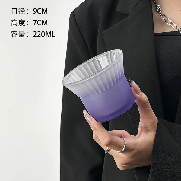 1 Pcs frosted purple (220ml)