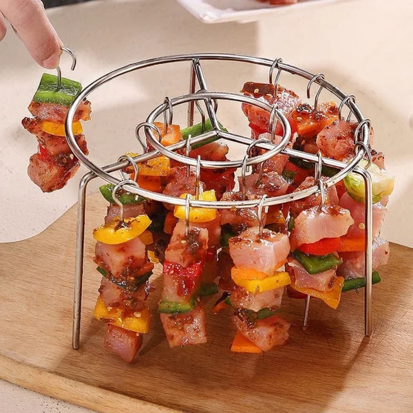 Air fryer new grill + 24 skewers